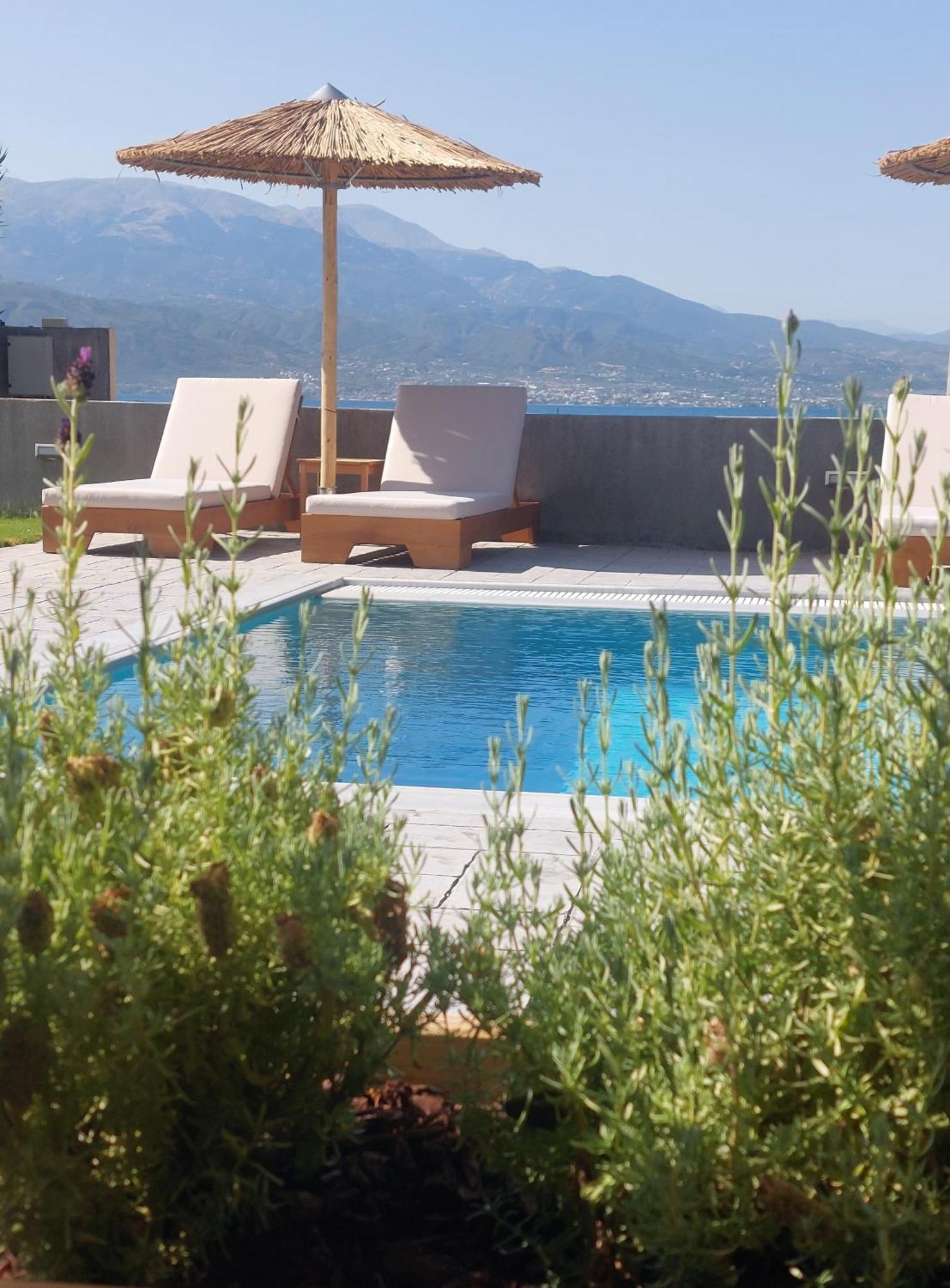 Santa Domenica Nafpaktos - Rooms And Apartments By The Sea エクステリア 写真